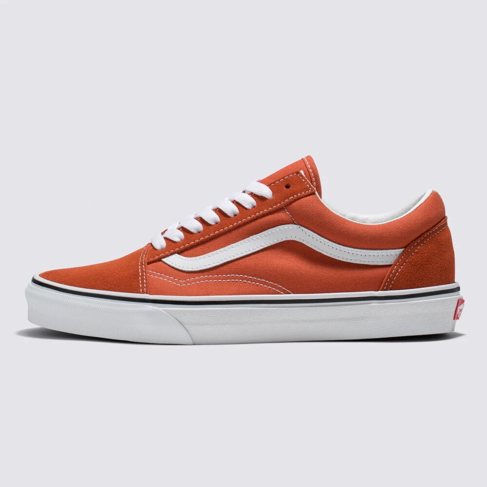 New Vans Old Skool Burnt Ochre/White Sneakers Low-Top Shoes 2023