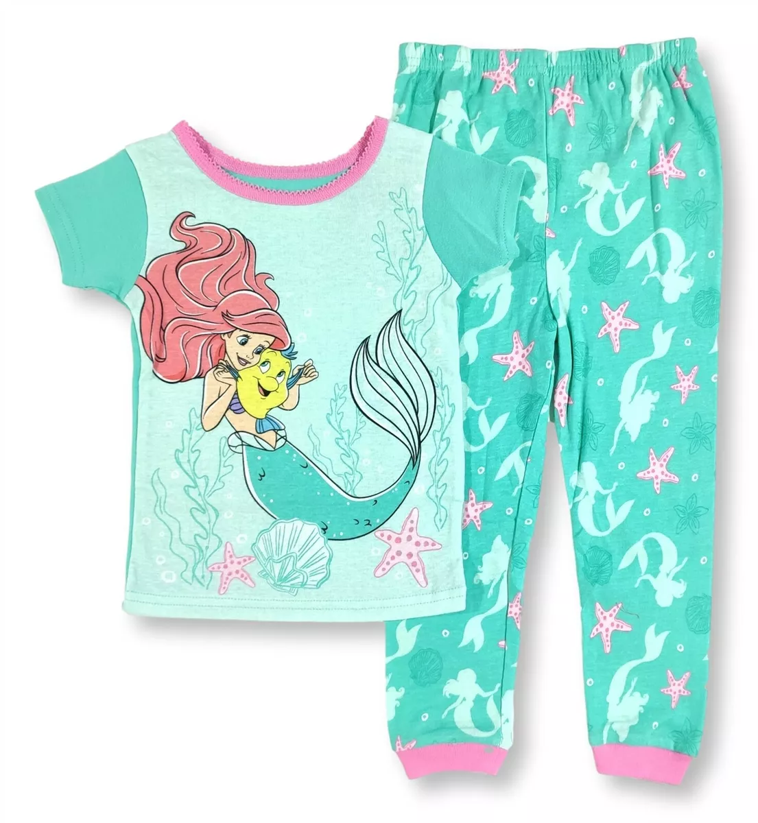 Little Fish Infant One-Piece Bodysuit Clothes Baby Shower Gift Mermaid  Flounder