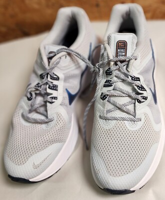 Nike Zoom Span 4 Men's Size 10 Running Shoes White/ Grey BV8996-007 Size 10 NEW