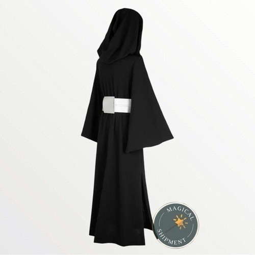 NWT! Star Wars Galaxy's Edge Galactic Starcruiser Black Dress Hooded Costume | M - Picture 2 of 5