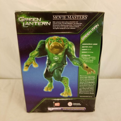 Green Lantern Green Man Action Figure Movie Masters Mattel V6297 BNIB NRFB 2010 - Picture 5 of 7