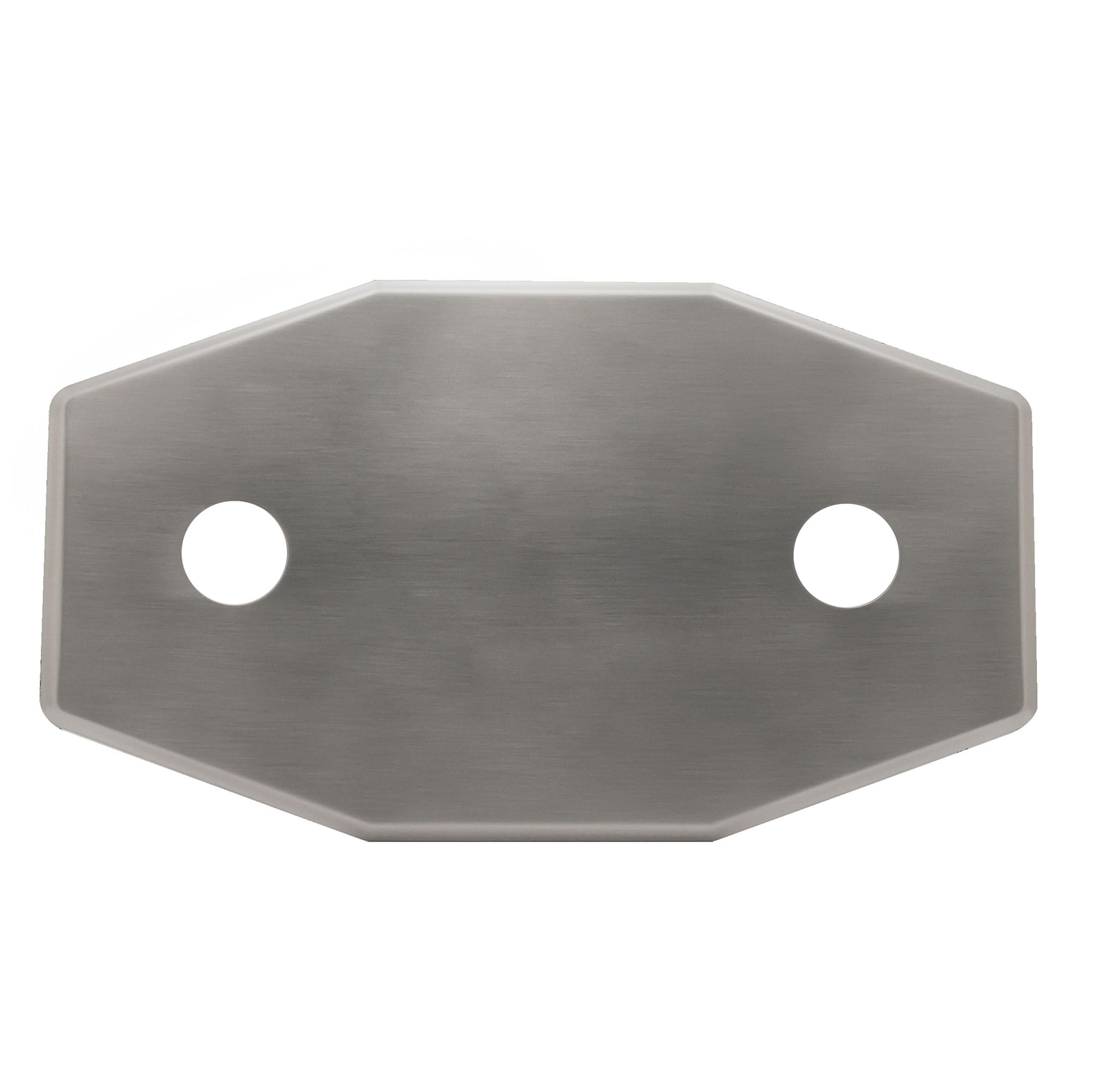 Two-Hole Satin Nickel Remodel Plate D50407