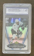 2006-07 Upper Deck Alexander Ovechkin Rainbow Silver Foil Rookie #50 MCG 9 MINT