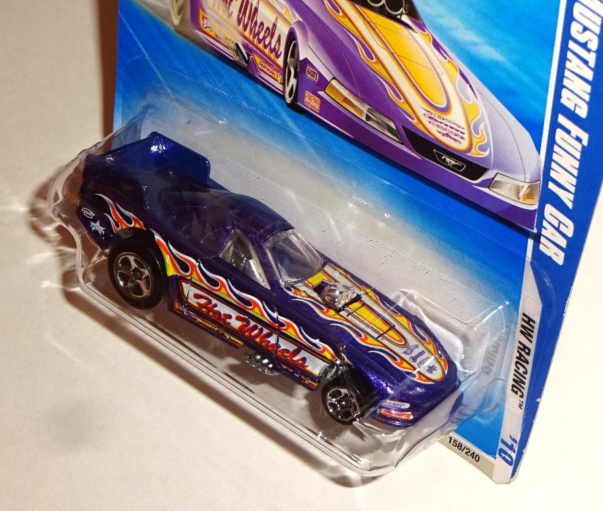 Hot Wheels 2010 HW Racing Series #158 Ford Mustang Funny Car