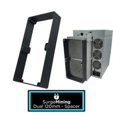 Dual 120mm Fan Spacer Silencer ASIC Antminer IceRiver Goldshell KS5 KS3 S21 S19