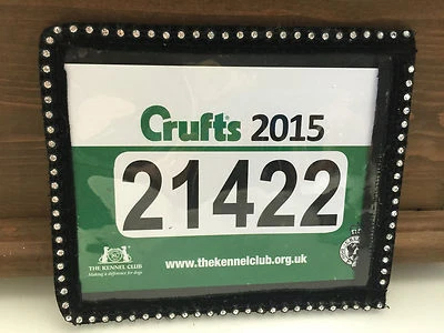 KISS MY COLLAR ANILLO DE EXHIBICIÓN DE PERROS PORTATARJETAS DE IDENTIFICACIÓN BRAZALETE CRISTAL ENVOLVENTE PARA EXPOSITORES DE EXHIBICIÓN