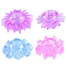 1/3/5pcs Cock/Penis Ring for Men Enhancer Sex Delay Aid Male Tool Random