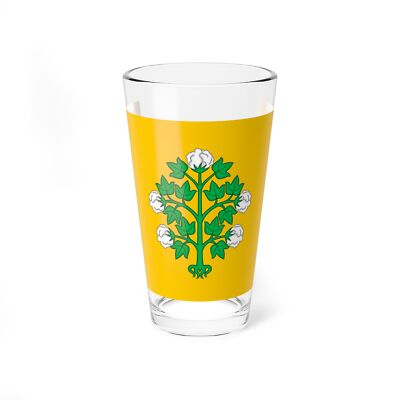 Flag of Cospicua Bormla Malta - Pint Glass 16oz