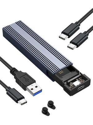 M.2 NVMe SSD Enclosure, V VCOM Tool-Free USB C External NVMe SSD Enclosure, M...