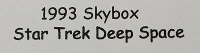 1993 Skybox Star Trek Deep Space Nine Spectra SP4 The Mission