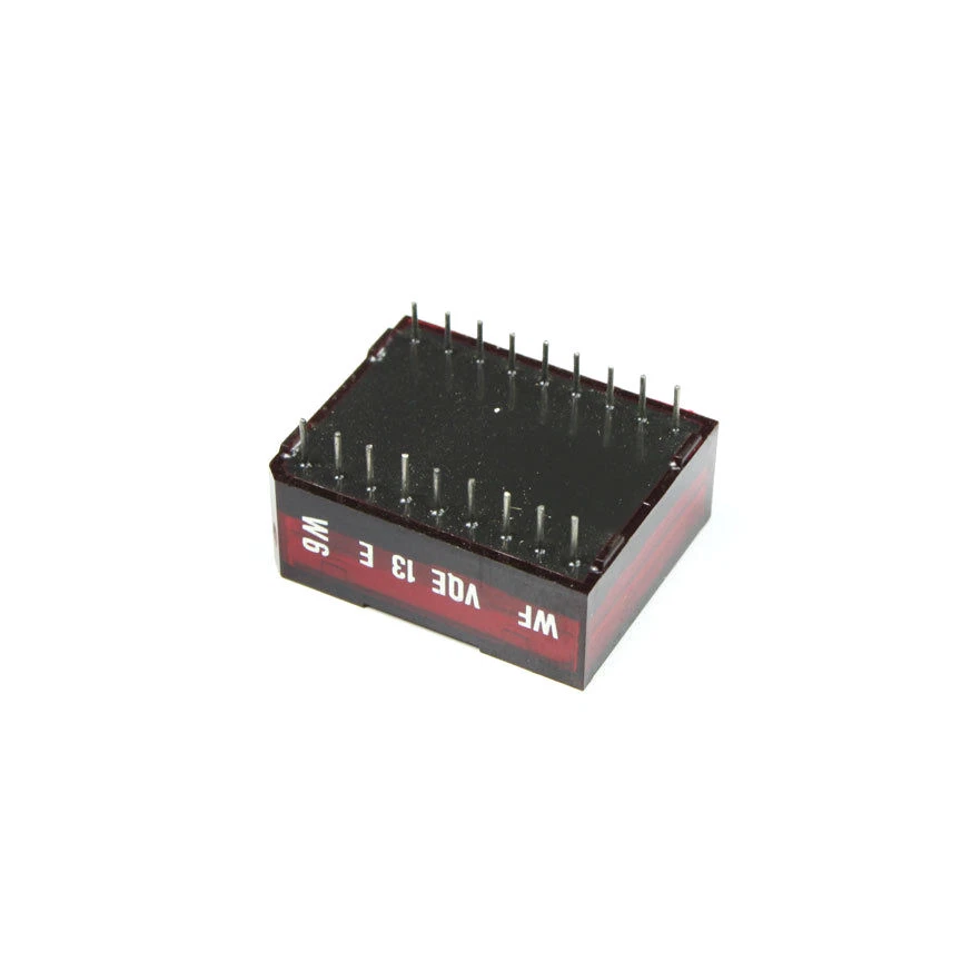 13 x RFT Lichtemitteranzeige, Siebensegment, rot, 2-stellig WF VQE 13 E Vintage - Bild 2 von 2