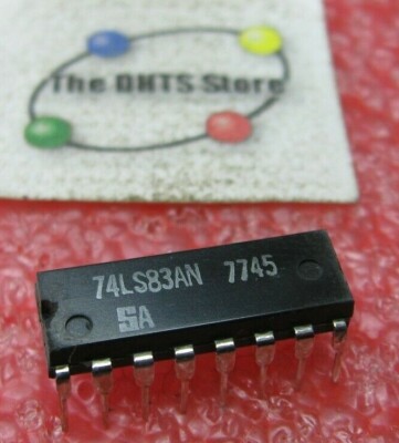 74LS83AN Signetics TTL Full Adder IC 74LS83 7483 - NOS Qty 1