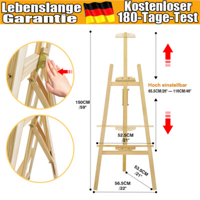 Staffeleien groß Staffelei holz stafelei Atelierstaffelei Kiefer Standstaffelei
