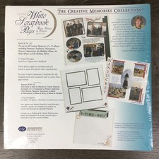 Creative Memories 12x12 White Scrapbook Pages Refill RCM-12S Old Style 2000