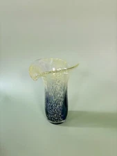 Rare Unique Murano Style Vintage Hand blown Art Glass Vase