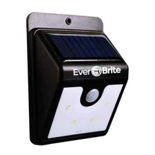Ever Brite 4.8-Watt Equivalent Black Motion Activated Outdoor Integrated LED Are