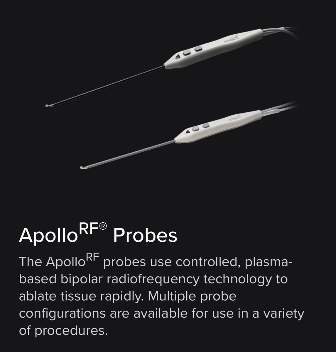 Arthrex AR-9811 ApolloRF MP90, Aspirating Ablator 90°. Other Arthrex AR-9811 ApolloRF MP90, Aspirating Ablator 90°. Other