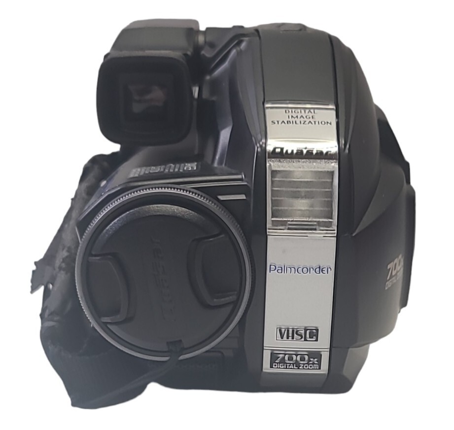 Quasar VHSC Digital Camcorder VML152 PalmcorderBattery, Charger