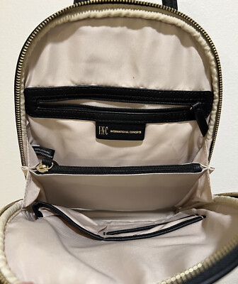 INC International Concepts Farrah Velvet Backpack Black  display picture 3