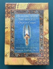 1999 Healing With The Angels Oracle 44 Card Deck. Missing Book. Excellent Shape!