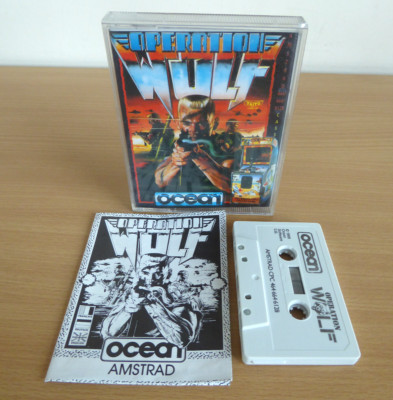 Operation Wolf Amstrad Spiel komplett sehr guter Zustand