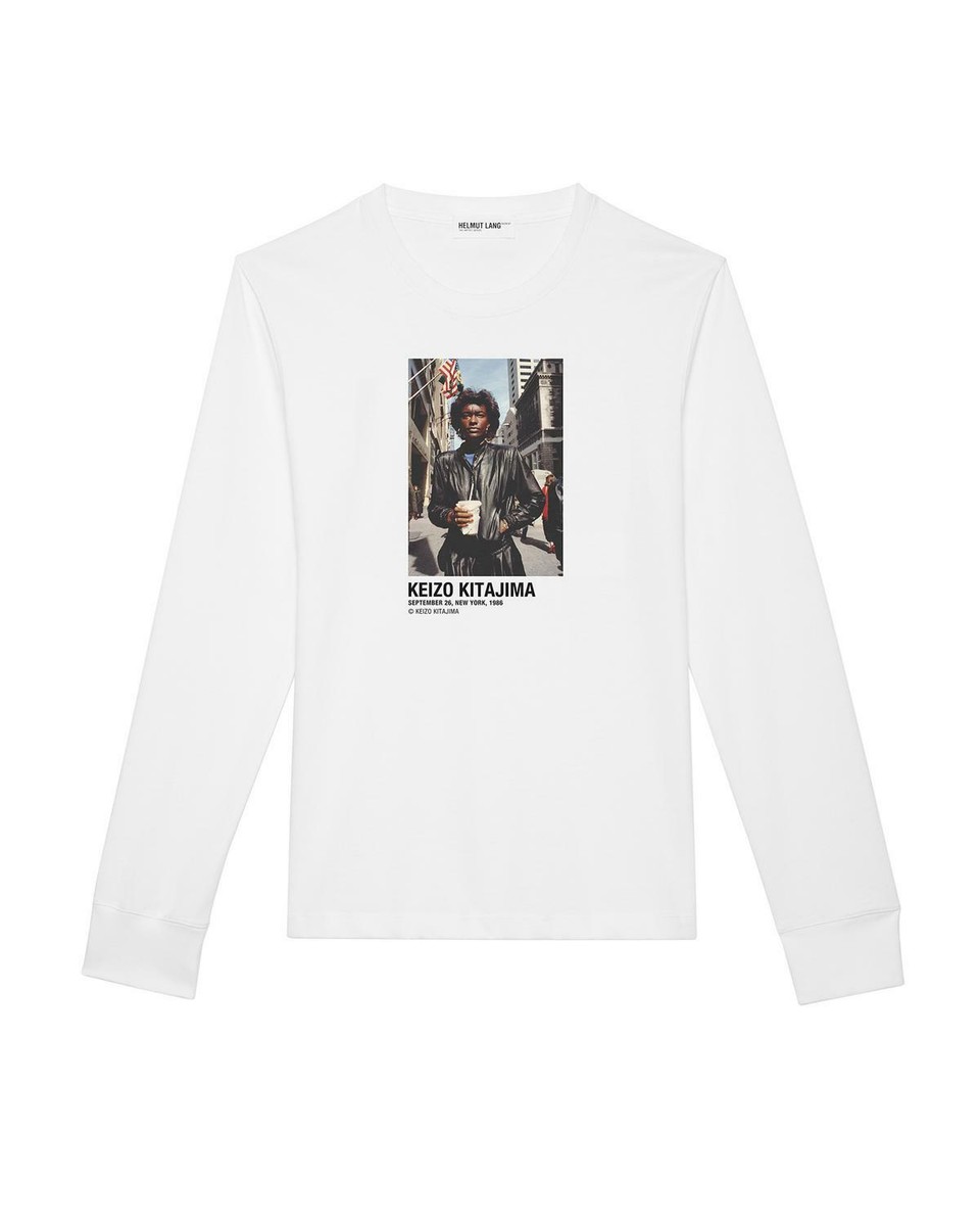 HELMUT LANG L63523 MEN'S SEPTEMBER 86 LONG SLEEVE WHITE