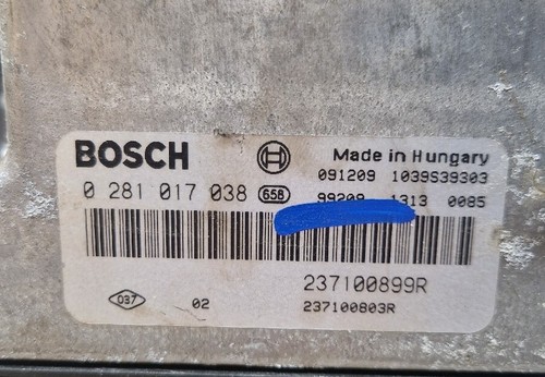 RENAULT MASTER VAUXHALL MOVANO NISSAN NV400 2,3DCI ECU 0281017038 - Bild 3 von 4