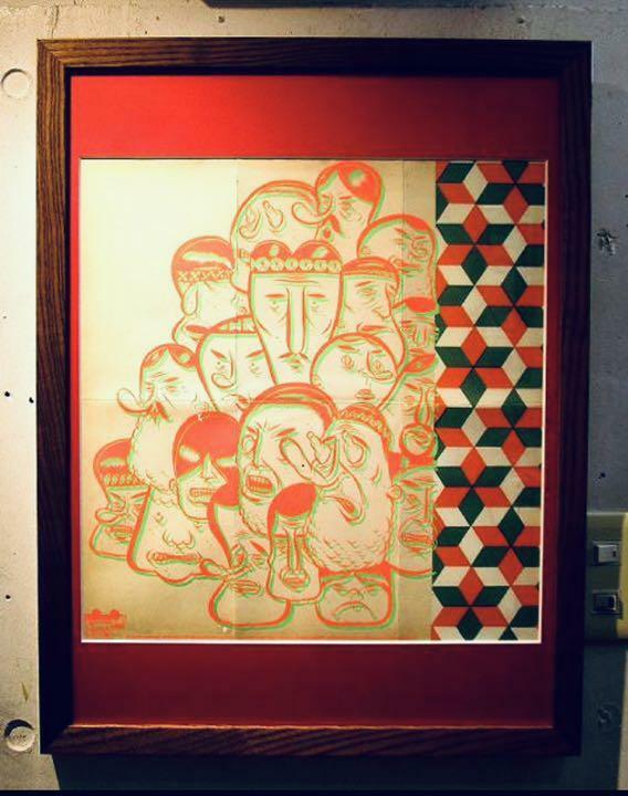 Barry McGee｜バリー・マッギー　ポスター 楽天市場】Barry McGee 2013 Exhibition Art Posterバリー