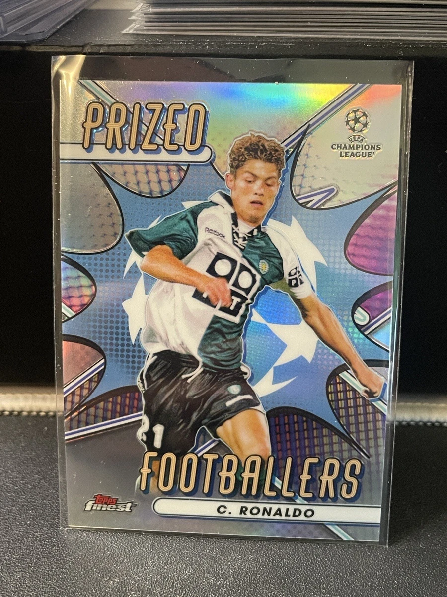 2022-23 Topps Finest UEFA Prized Footballers Cristiano Ronaldo PF-10 Sporting