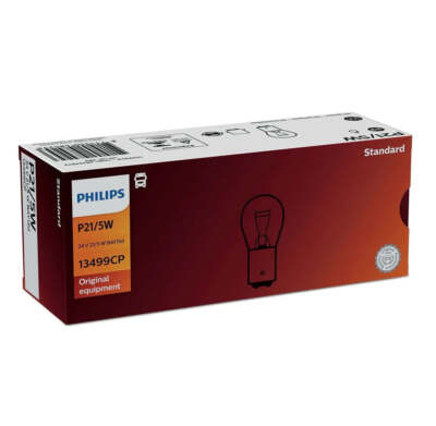 10x Stück P21/5W 24V 21/5W BAY15d Philips LKW Lampe Glühbirne