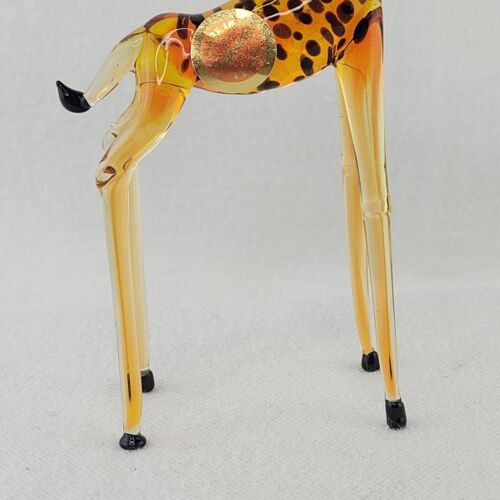 Vintage Murano Giraffe mundgeblasene Glas Figur Original Etikett Made in Italy - Bild 4 von 19