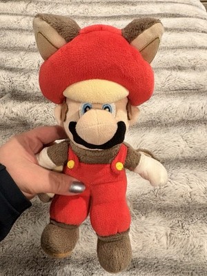 Super Mario Bros U Flying Squirrel 8'' Sanei 2012 Plush Toy Doll japan 