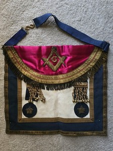 Vintage MASONIC apron GLASGOW Scotland