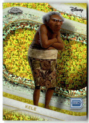 Topps Disney Chrome 2025 No. 13 Kele Debut Yellow Mini Diamonds Refractor