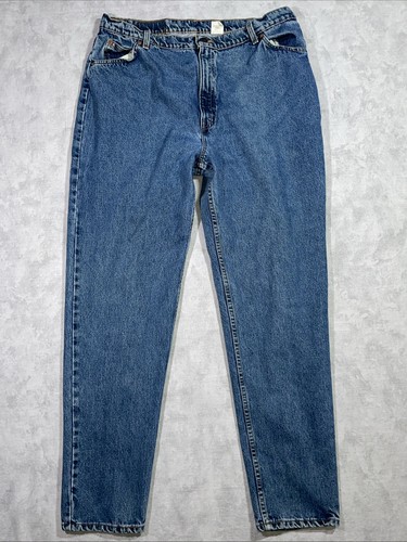 VTG Levi’s 9922 Orange Tab Jeans Women’s 20 Long USA Tapered Fit High Rise Denim