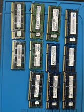 LOT OF 18 Mixed Brands/Speeds 4GB DDR3 PC3L SODIMM Untested Laptop Memory RAM