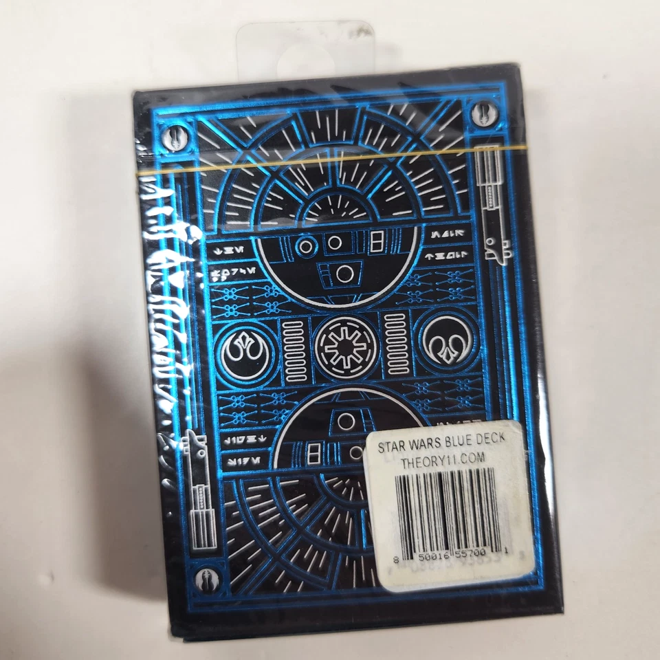 Star Wars Playing Cards Theory 11 Special Edition 2 Pack Blue Sealed Red Unused - Image 2 of 4