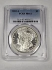 1881-S Morgan Silver Dollar $1 PCGS MS62 | San Francisco Mint