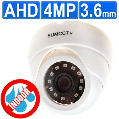 Innenbereich 4MP Tag & Nacht CCTV HD Sicherheitskuppel Kamera 20 m IR weiß