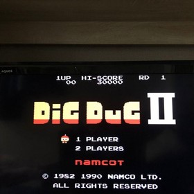Famicom Disk System Dig Dug I II 1 2 FC Disk Card Tested 80's Japan Retro game