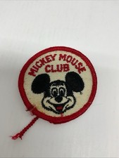 Vintage Disney Mickey Mouse Club Embroidered Patch