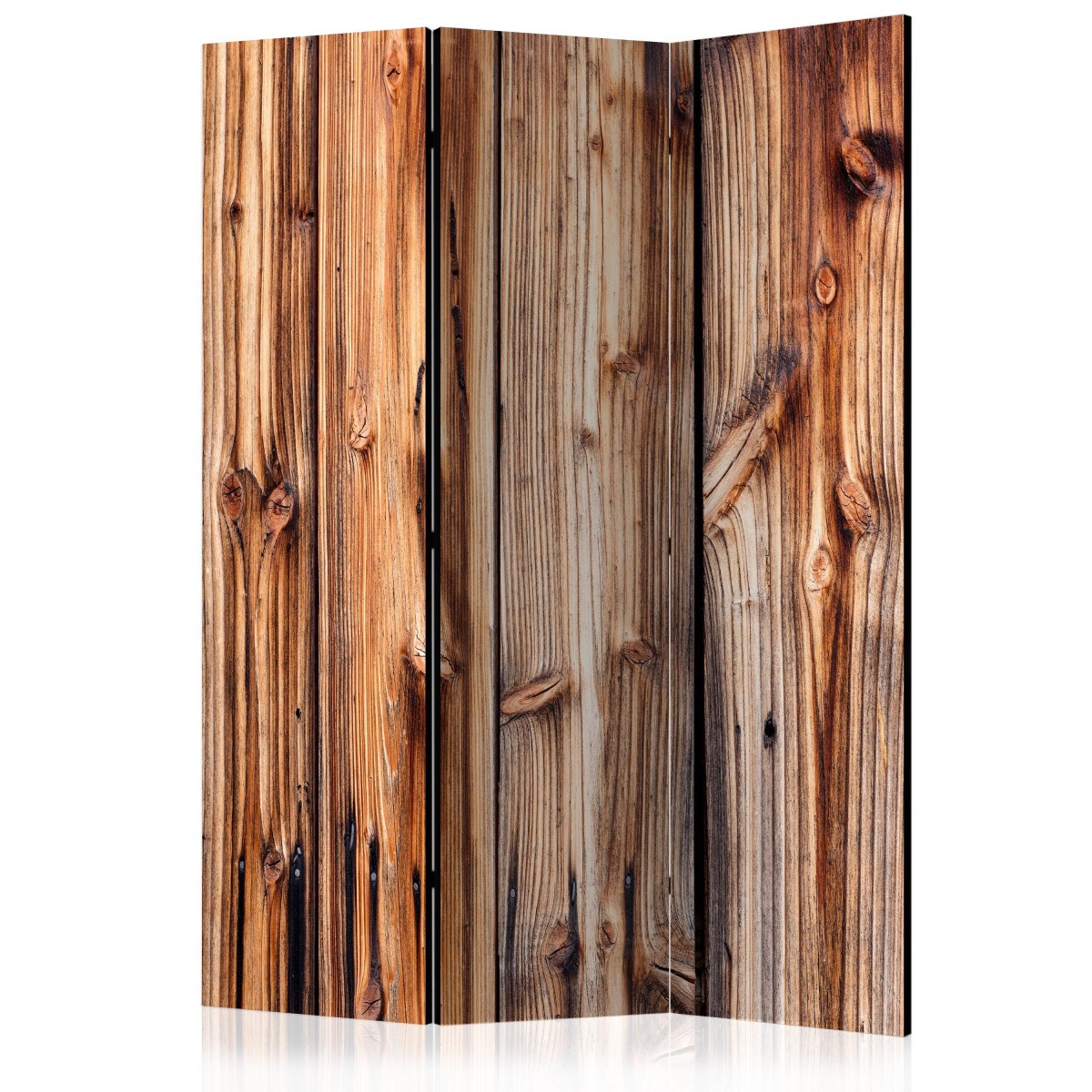 Paravent de chambre retro Wooden Chamber cloison amovible pour coin bureau salon