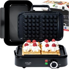 Mini Waffle Maker 2000W - Compact Waffle Maker with Non-Stick Coating - Adjustab