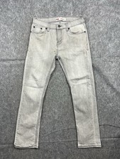 Levi's 511 Jeans Boy's Gray Slim Fit Taper Leg Performance Size 14 Reg 27x27 