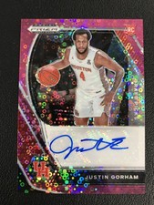 2021 Panini Prizm DP #DP-JGO Justin Gorham Rookie Auto Pink Circles Prizm /20