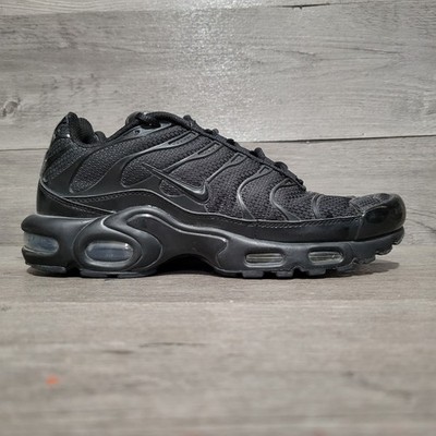 Nike Air Max Plus Mens Size 9 Triple Black 604133-050