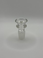 18mm Male Clear Thick Glass Bowl Slide For Water Pipe