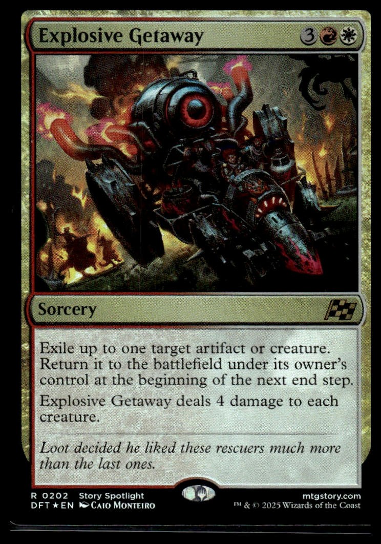 Prerelease Cards #202 Explosive Getaway