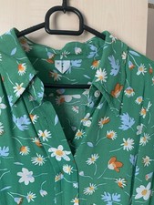 Beautiful long green/flowers  dress🌺Size 38