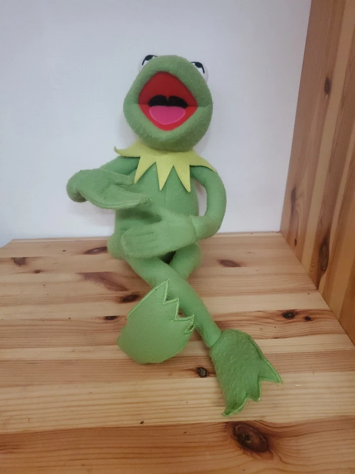 Винтажная плюшевая сгибаемая поза Kermit the Frog Eden Jim Henson Sesame Street JO+65 - Изображение 4 из 4